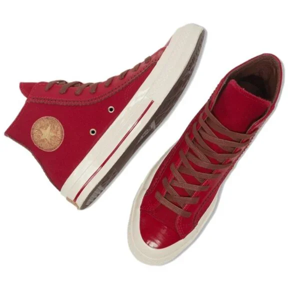 Converse 1970’s Anti-Slip Wear-Resistant High Top Sneakers Red / Brown Laces | M - Picture 2 of 12